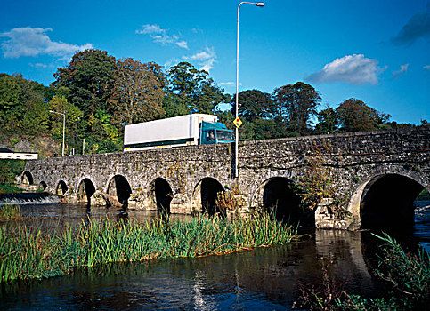 卡车,小桥,米斯郡,爱尔兰