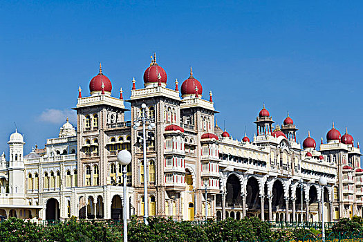 宫殿,迈索尔,印度南部,印度,亚洲