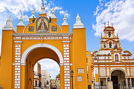 门,拱形,塞维利亚,西班牙