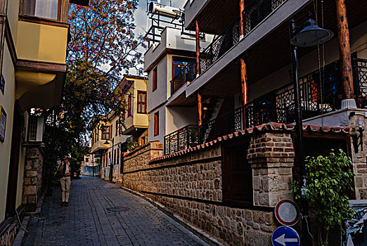 土耳其卡勒伊齐老城小街