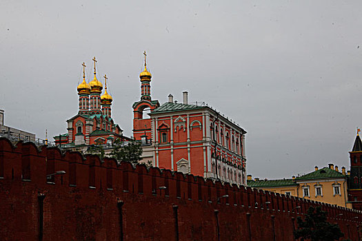 俄罗斯政府办公区克里姆林宫高墙