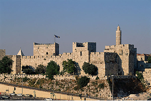塔,城堡,耶路撒冷,以色列