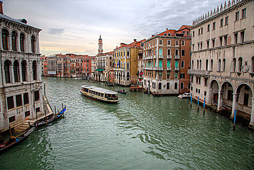 汽艇,水,巴士,大运河,威尼斯,意大利