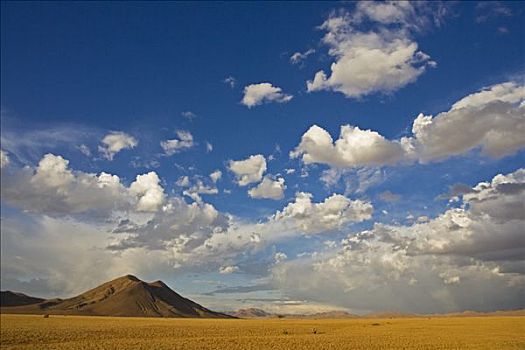 蓝天,上方,纳米比亚,非洲