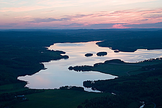 湖,风景,瑞典