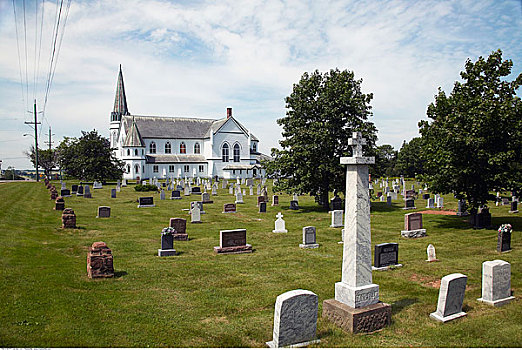 教堂,墓地
