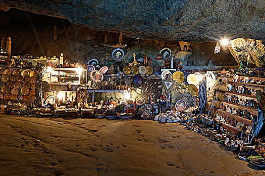 纪念品店,洞穴,靠近,摩洛哥,北非,非洲