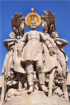 戈登,纪念,内战,雕塑,宾夕法尼亚,华盛顿特区,联合,葛底斯堡,战斗