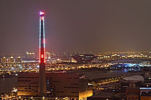 上海当代艺术博物馆夜景