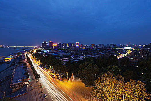 武汉城市风光夜景
