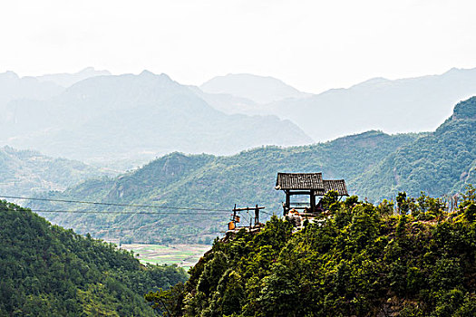 雁荡山的小凉亭