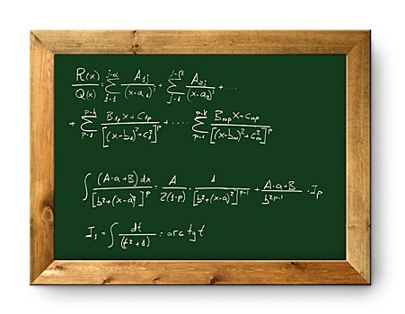 木板,绿色,黑板,困难,数学,程式