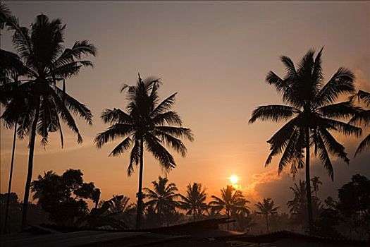 日出,龙目岛,印度尼西亚