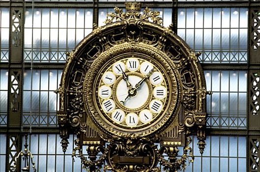 法国,巴黎,奥塞博物馆,钟表