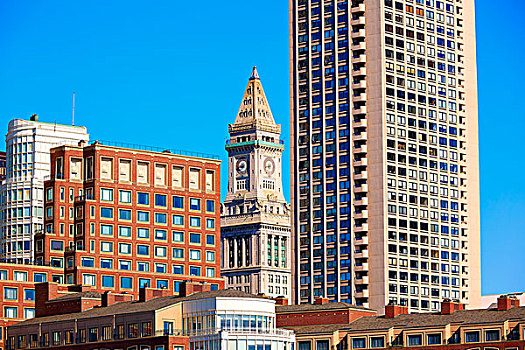 波士顿,钟楼,海关大楼,马萨诸塞,美国