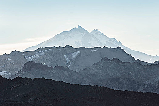 风景,山,崎岖,安第斯山,纳韦尔瓦皮,国家公园,里奥内格罗,阿根廷