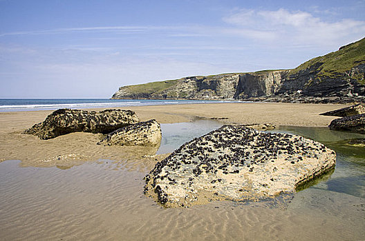 英格兰,康沃尔,海滩