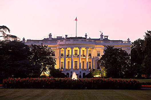 白宫,黎明,华盛顿,华盛顿特区