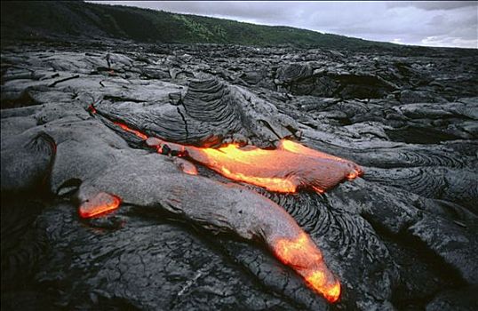 火山岩,火山,基拉韦厄火山,夏威夷火山国家公园,夏威夷大岛