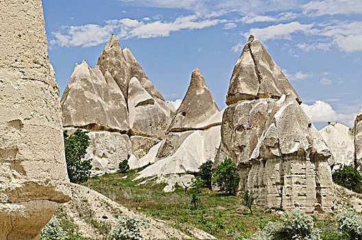 岩石构造,卡帕多西亚,安纳托利亚,土耳其,亚洲