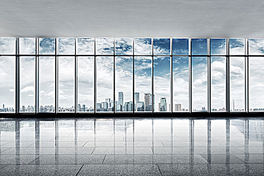 城市,天际线,南京,玻璃窗