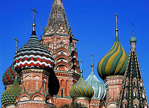 瓦西里升天大教堂,红场,莫斯科,俄罗斯