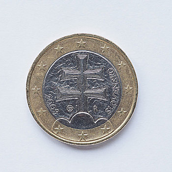 斯洛文尼亚,1欧元,硬币