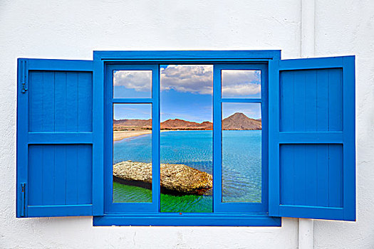 艾美利亚,风景,窗户,海滩,照片