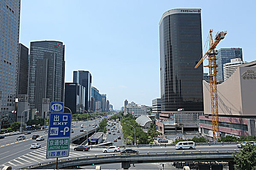 2016年6月25日北京朝阳区大北窑立交桥地区城市建设