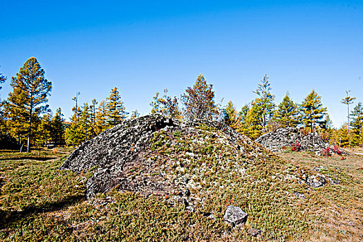 阿尔山地质公园火山地貌风景