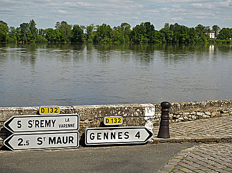 法国,卢瓦尔河地区,曼恩-卢瓦尔省,卢瓦尔河