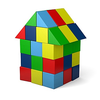 玩具,房子,立方体