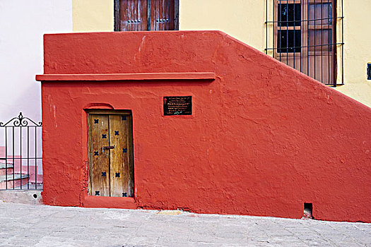 瓜纳华托,墨西哥,设计,特征,木门,楼梯