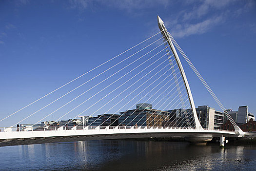 爱尔兰,都柏林,桥,设计师,建筑师,圣地亚哥