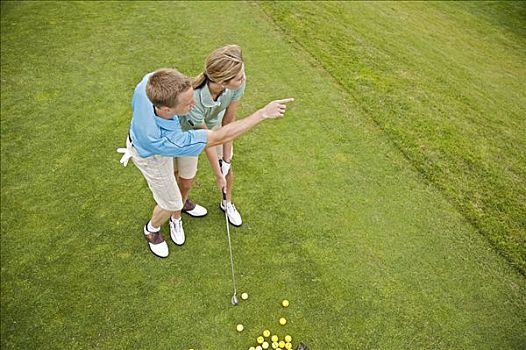 伴侣,玩,高尔夫,伯林顿,安大略省,加拿大