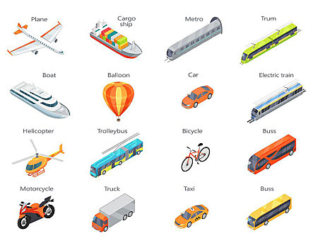 收集,运输,象征,矢量,凸起,插画,道路,铁路,飞,水,公用,商业,标题,广告,设计,游戏