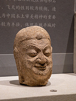 深圳市博物馆展出的北魏佛像