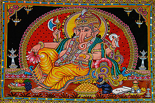 印度教,象神,象神甘尼夏,壁挂