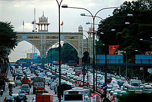 马来西亚,吉隆坡,堵车
