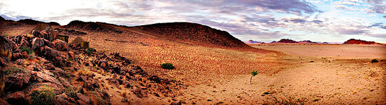 纳米比亚,荒芜,沙子,石头