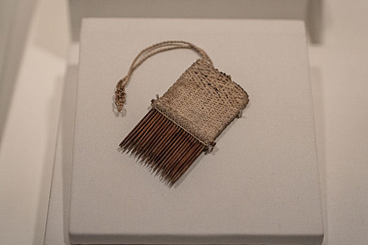 秘鲁莱梅班巴博物馆藏印加帝国木棉发梳