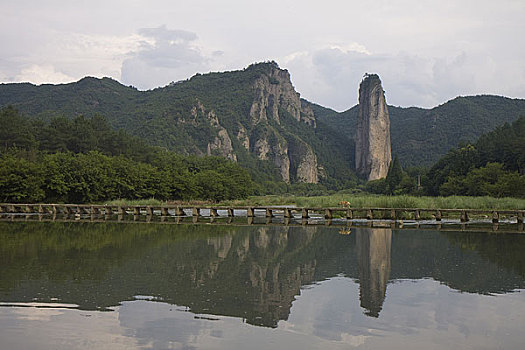 浙江缙云丽水仙都风光