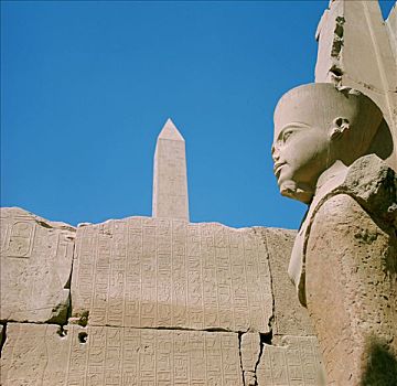 雕塑,方尖塔,卡尔纳克神庙,埃及,20世纪,艺术家