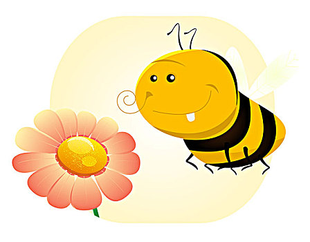 春天,蜜蜂