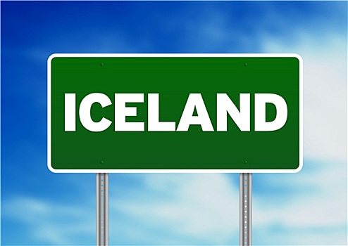 冰岛,公路,标识
