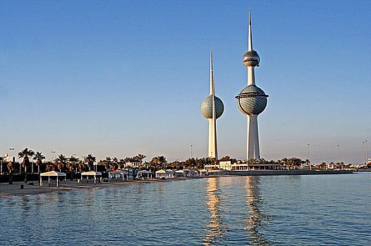 阿拉伯湾,海洋,科威特城