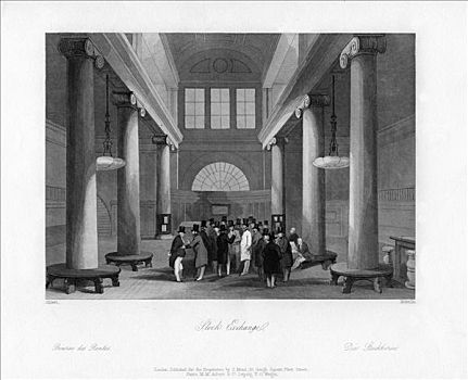 证券交易所,19世纪,艺术家