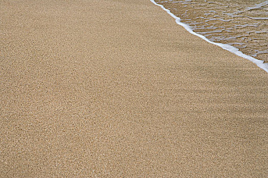 海浪,沙滩,考艾岛,夏威夷