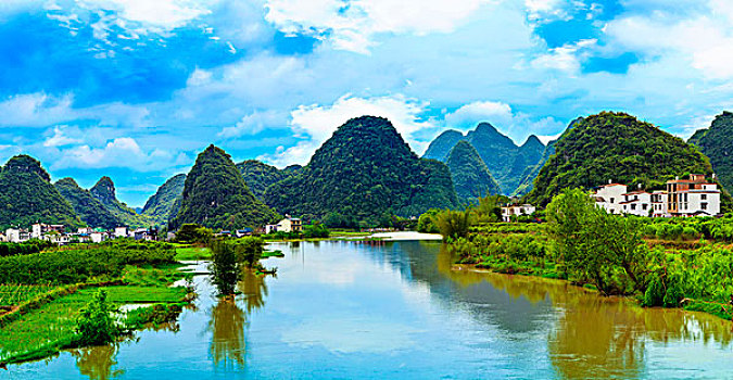 桂林,漓江,漂亮,自然,风景