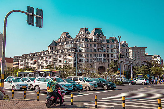 复古海口街景